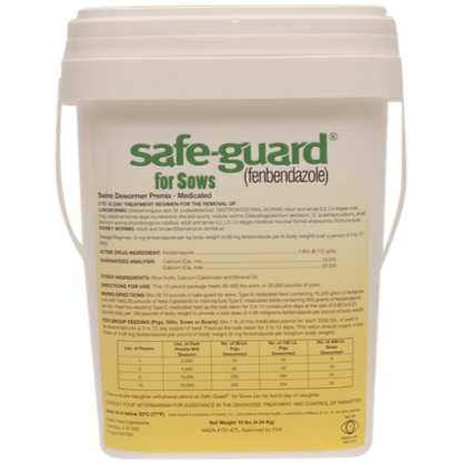 Safe-guard® Premix Dewormer for Pigs