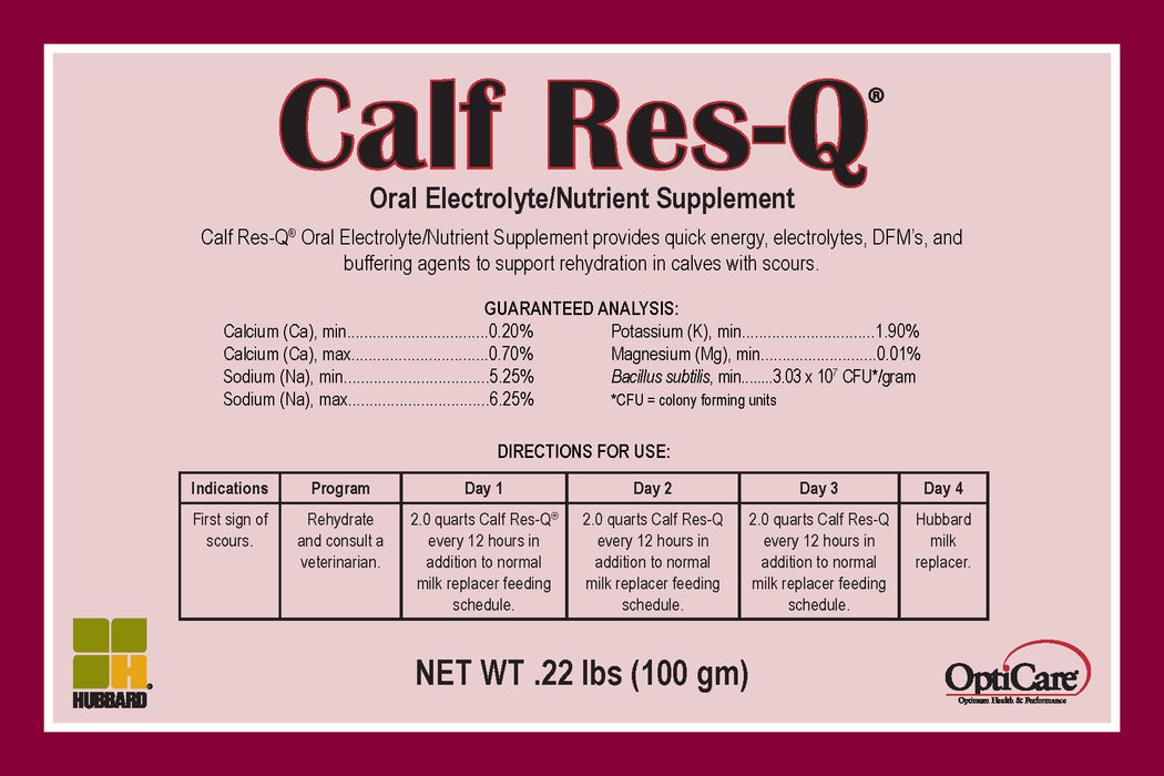 Calf Res-Q® Rehydration Supplement