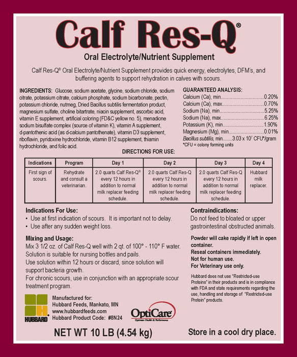 Calf Res-Q® Rehydration Supplement