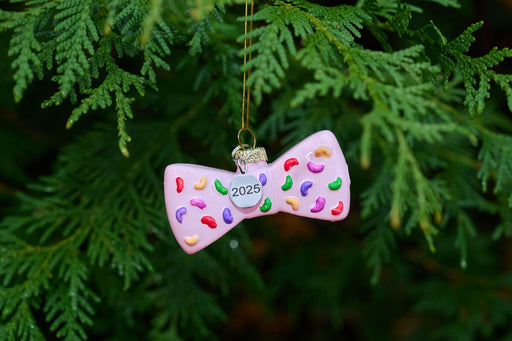 2025 Bow Tie Holiday Ornament