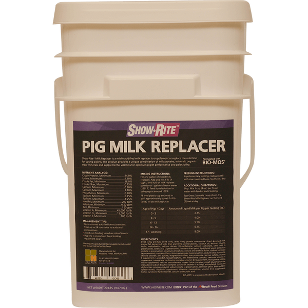 Proven Pig Milk Replacer - Show-Rite® - Baby Pig / Piglet Health