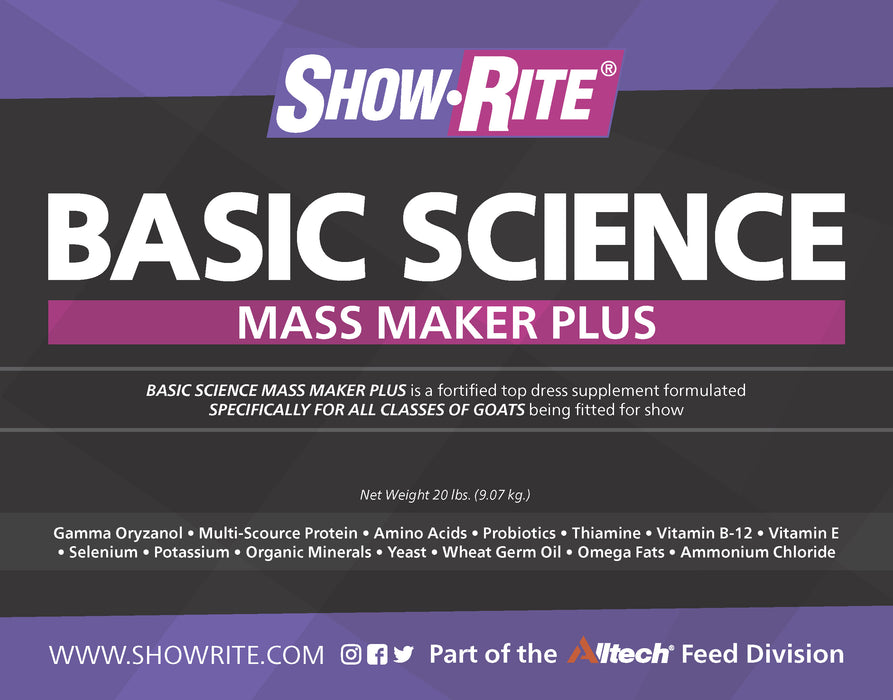 Show-Rite® Basic Science Mass Maker Plus Supplement for Goats