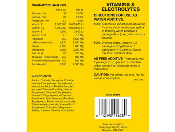 Prairie Pride® Vitamins & Electrolytes